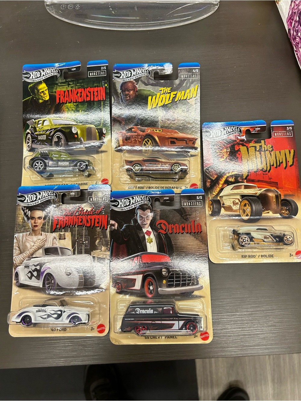 Hot Wheels 5pc set